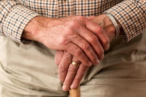 Pension persons hands