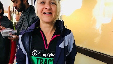 community run with Tracy