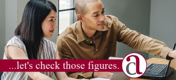 couple looking at mortgage