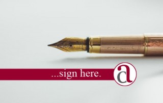 Pen to sign aLasting Power of Attorney