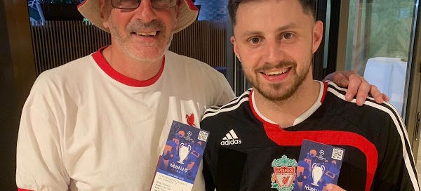 Barnes Gladman with Dad