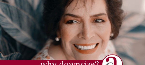 woman downsizing