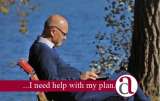 man working on retirement income