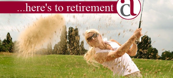woman with good retirement plan