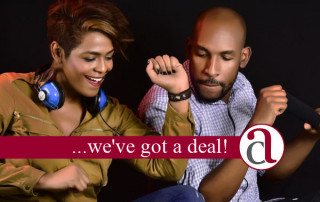 couple dancing over mortgage deal