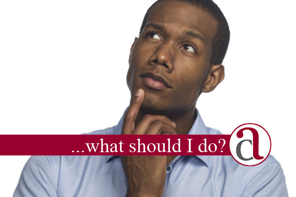 man thinking about Retirement planning