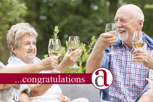 couple celebrating25 years of ISA