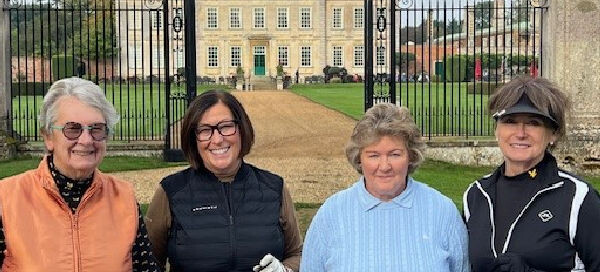 Charity golf day team